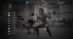 Desktop Screenshot of caprice-fitness.de