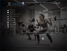 Tablet Screenshot of caprice-fitness.de